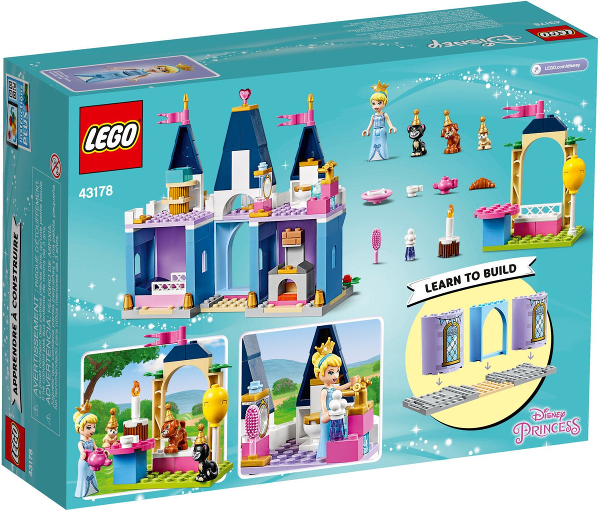 LEGO Disney 43178 Cinderellas Schlossfest