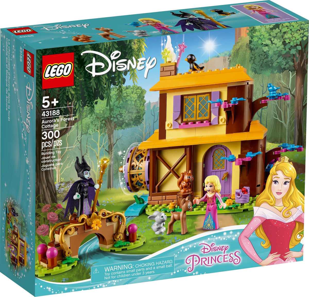 LEGO Disney 43188 Auroras Hütte im Wald