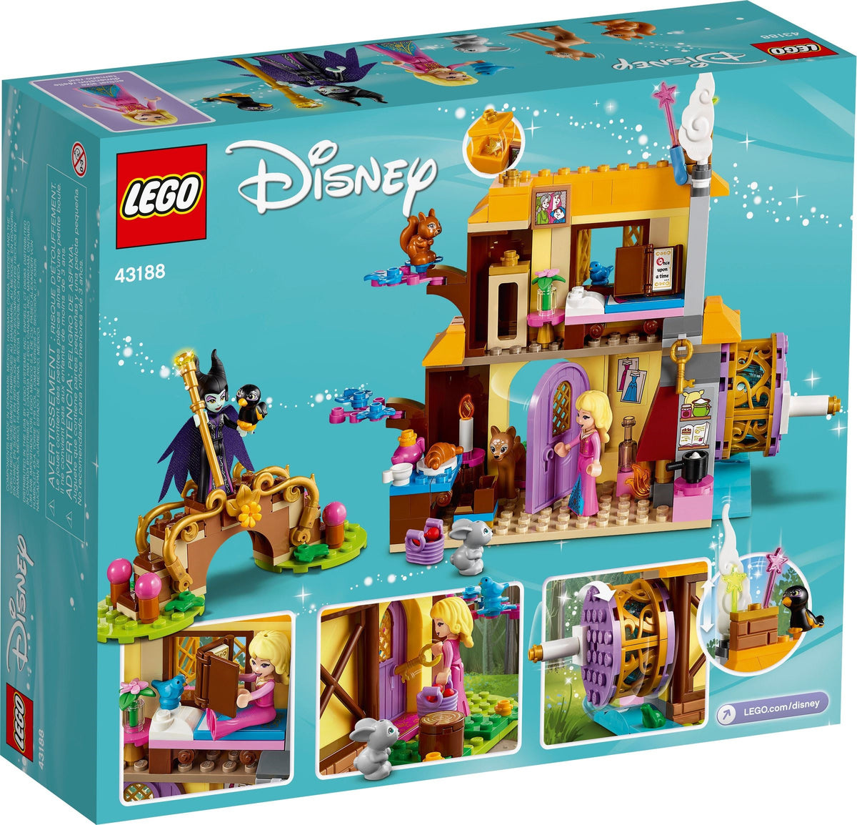 LEGO Disney 43188 Auroras Hütte im Wald