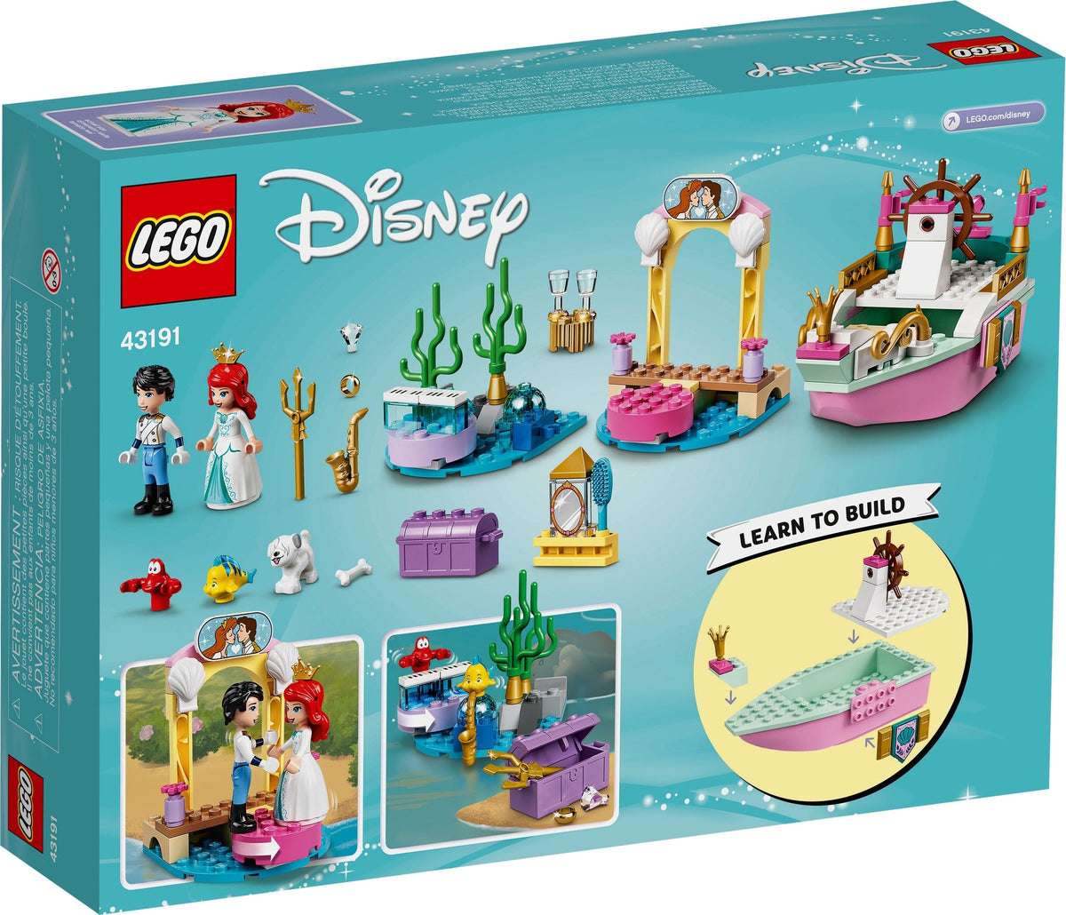 LEGO Disney 43191 Arielles Festtagsboot