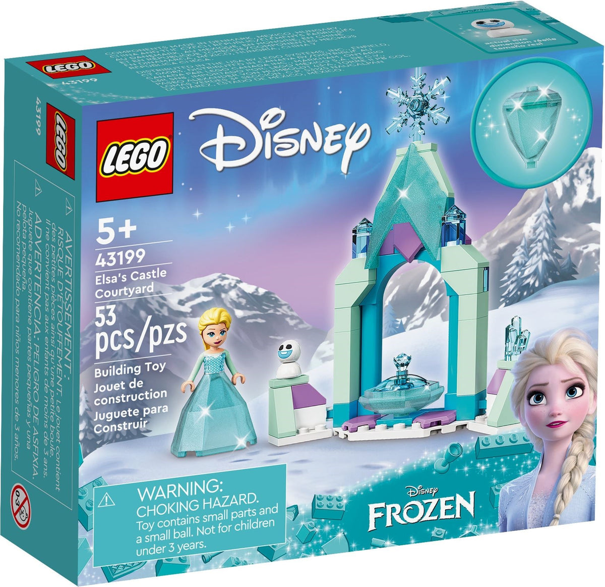 LEGO Disney 43199 Elsas Schlosshof