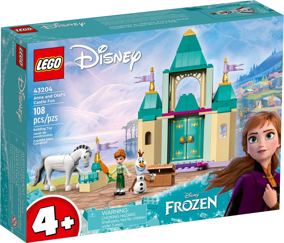 LEGO Disney 43204 Annas und Olafs Spielspaß im Schloss
