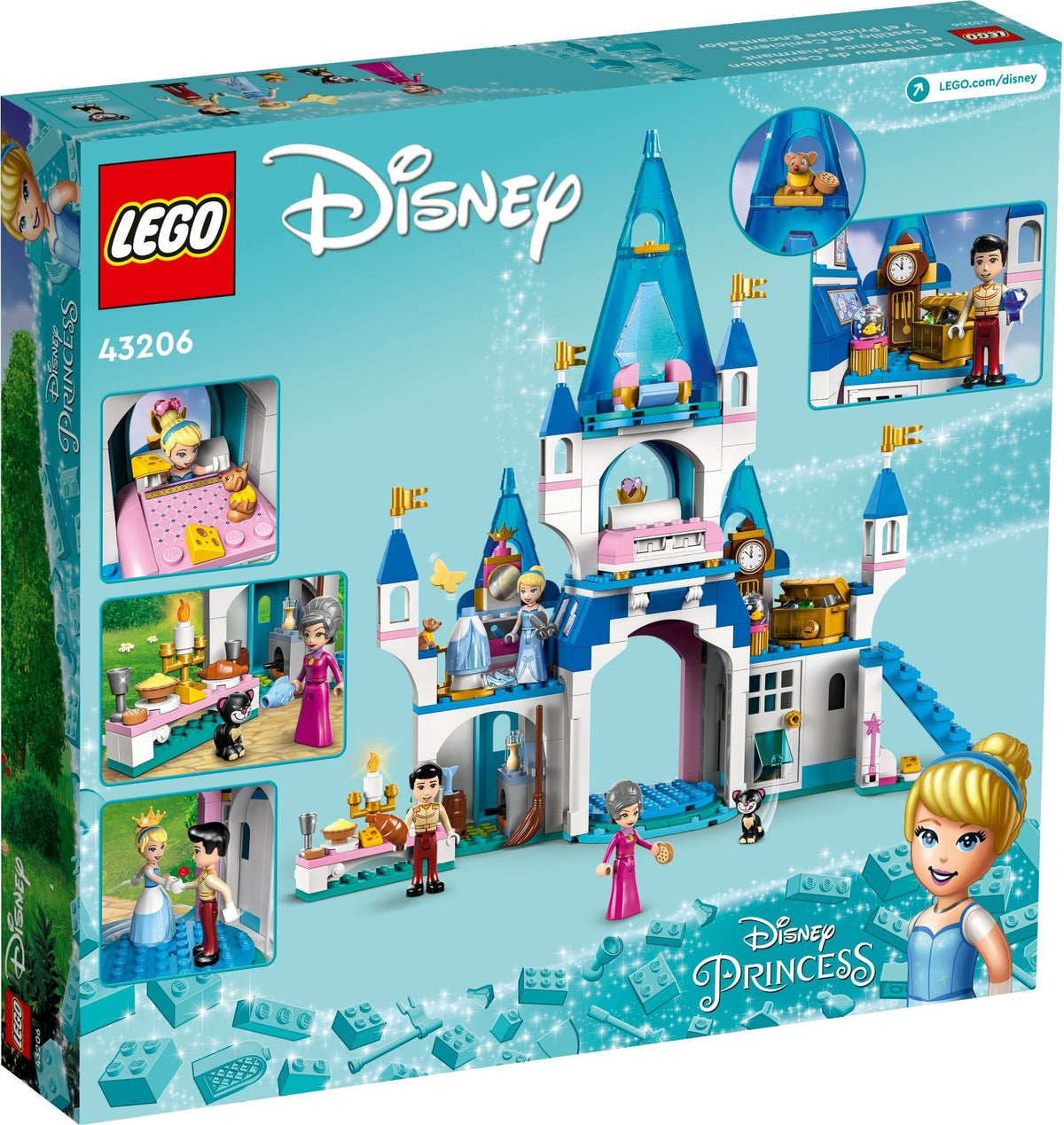 LEGO Disney 43206 Cinderellas Schloss