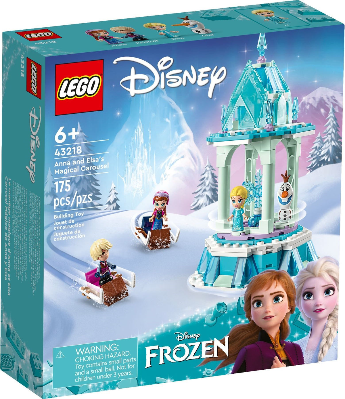 LEGO Disney 43218 Annas und Elsas magisches Karussell