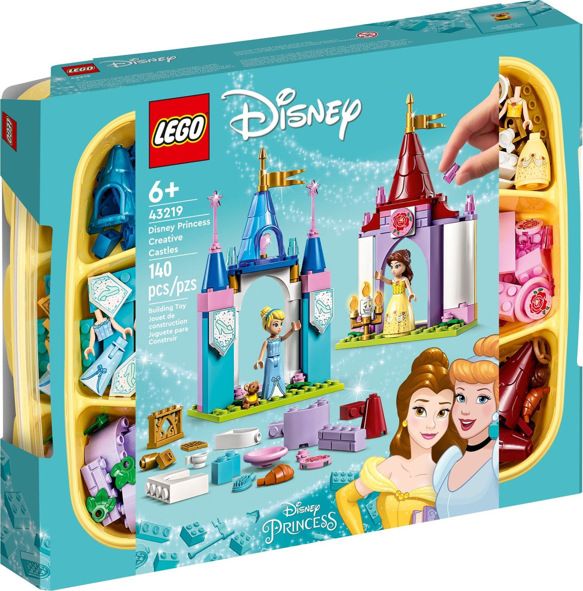 LEGO Disney 43219 Kreative Schlösserbox