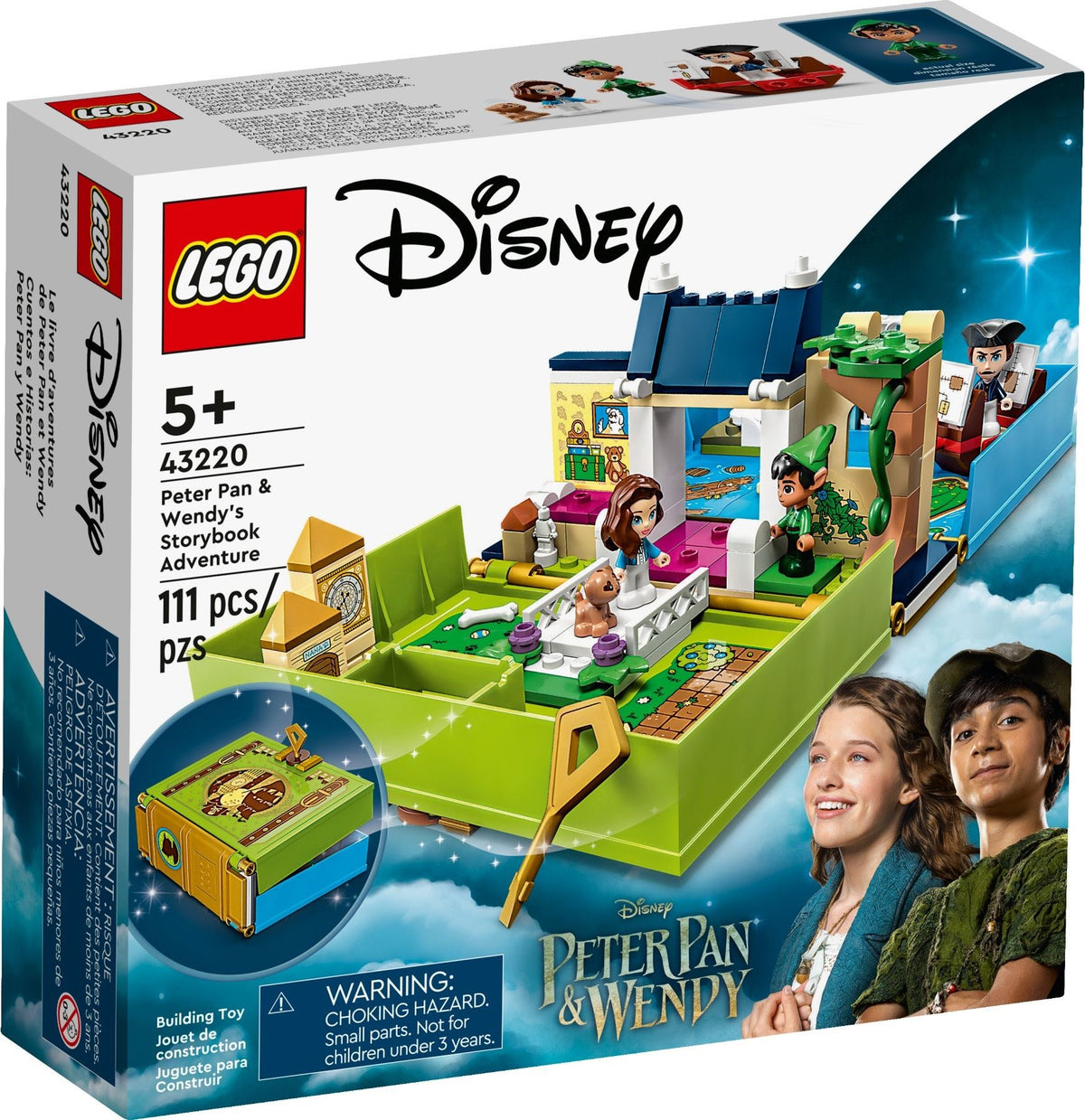LEGO Disney 43220 Peter Pan &amp; Wendy – Märchenbuch-Abenteuer