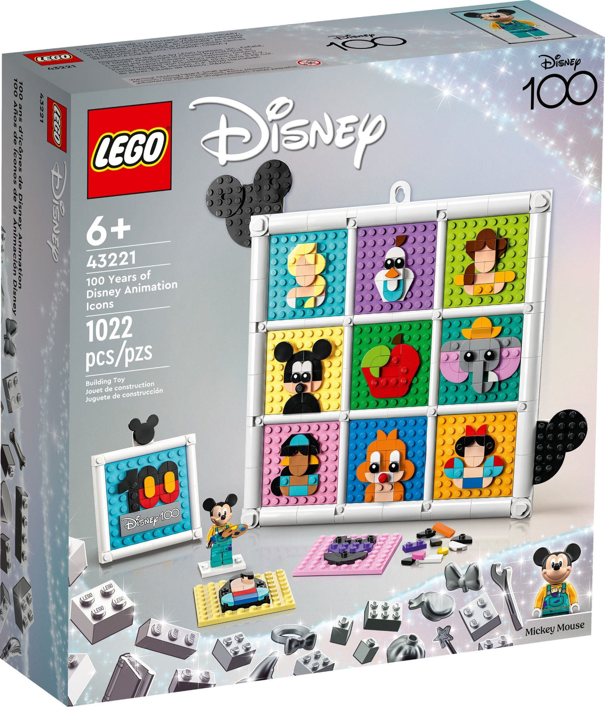 LEGO Disney 43221 100 Jahre Disney Zeichentrickikonen