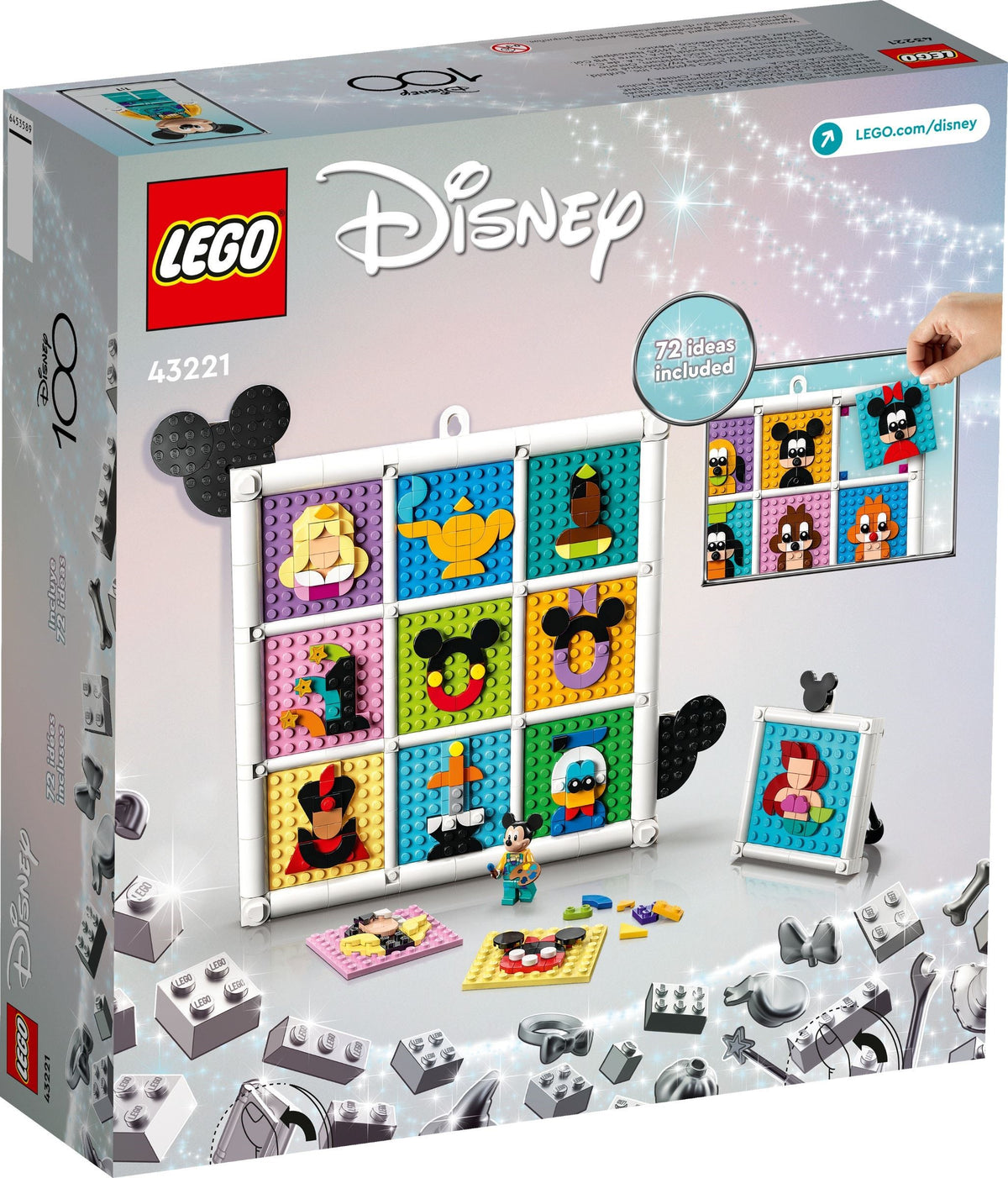 LEGO Disney 43221 100 Jahre Disney Zeichentrickikonen