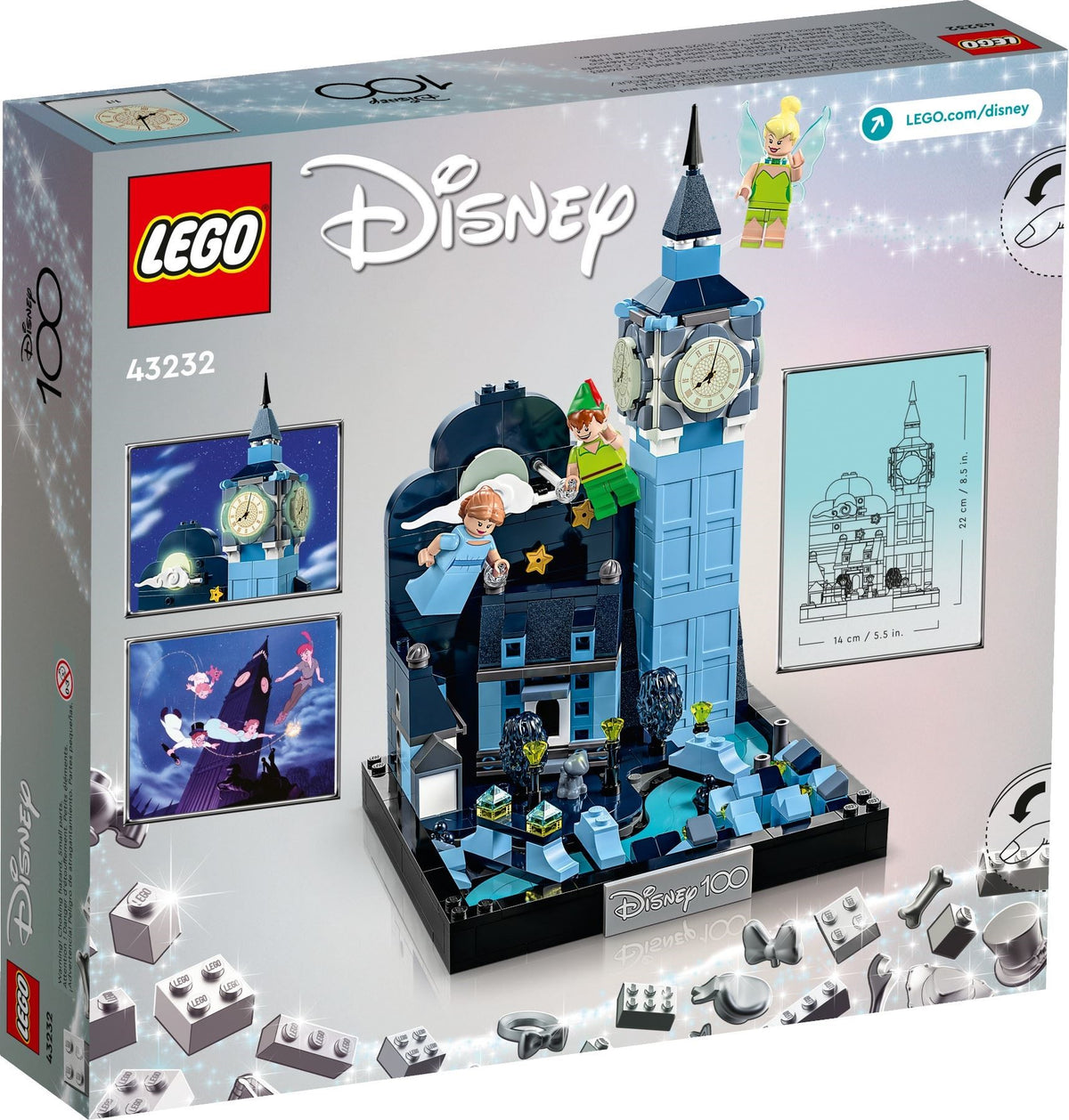 LEGO Disney 43232 Peter Pans &amp; Wendys Flug über London