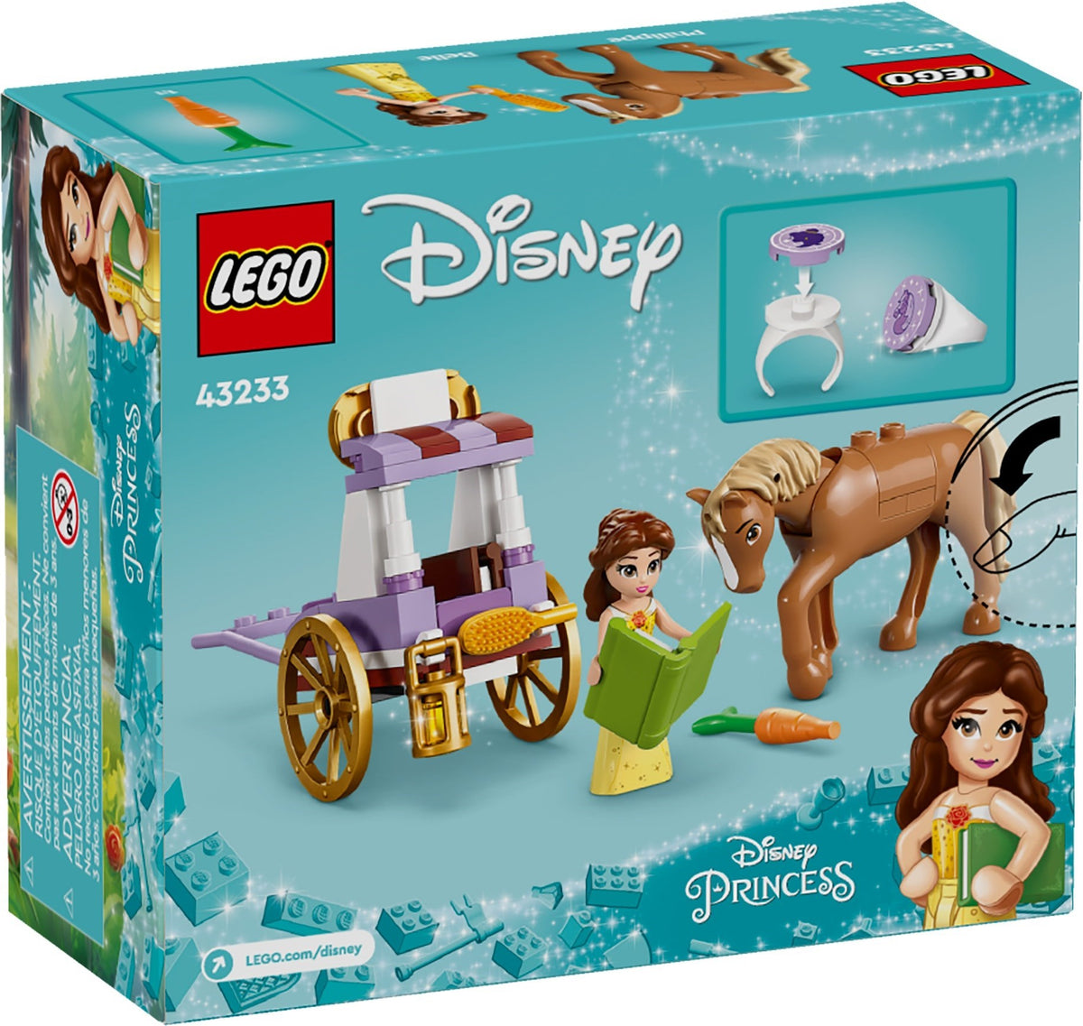LEGO Disney 43233 Belles Pferdekutsche