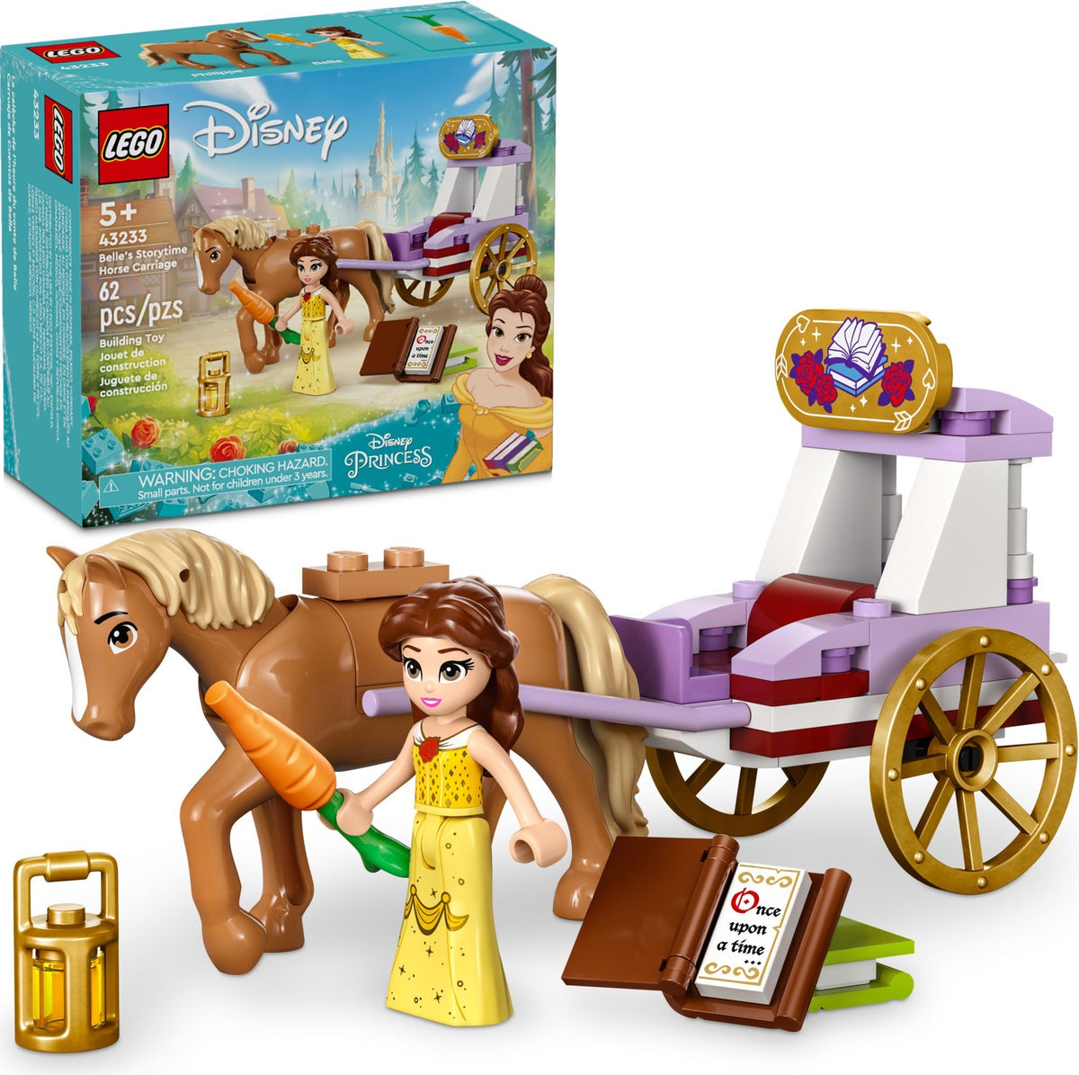 LEGO Disney 43233 Belles Pferdekutsche