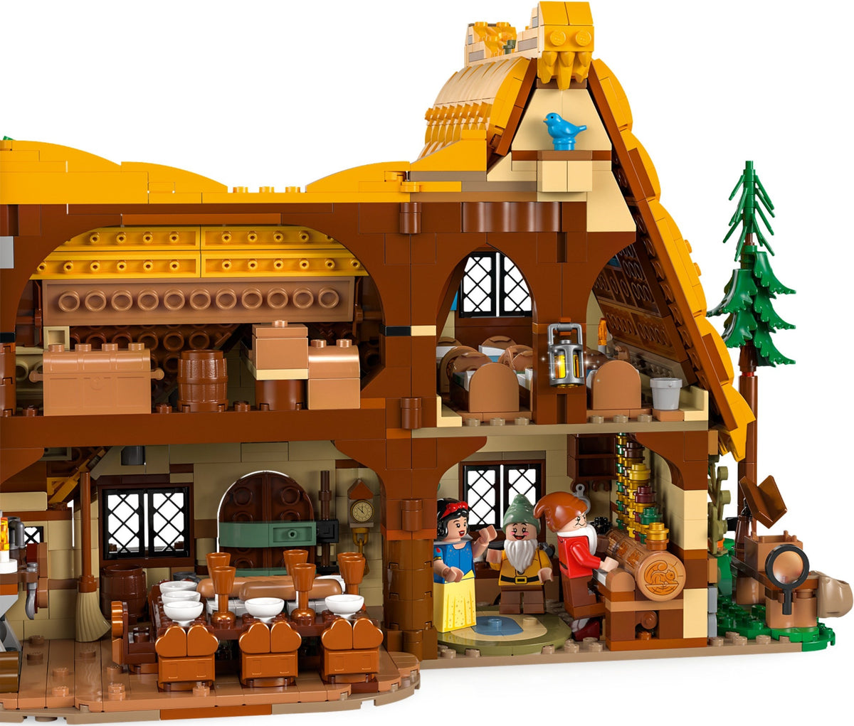 LEGO Disney 43242 Die Hütte von Schneewittchen und den sieben Zwergen