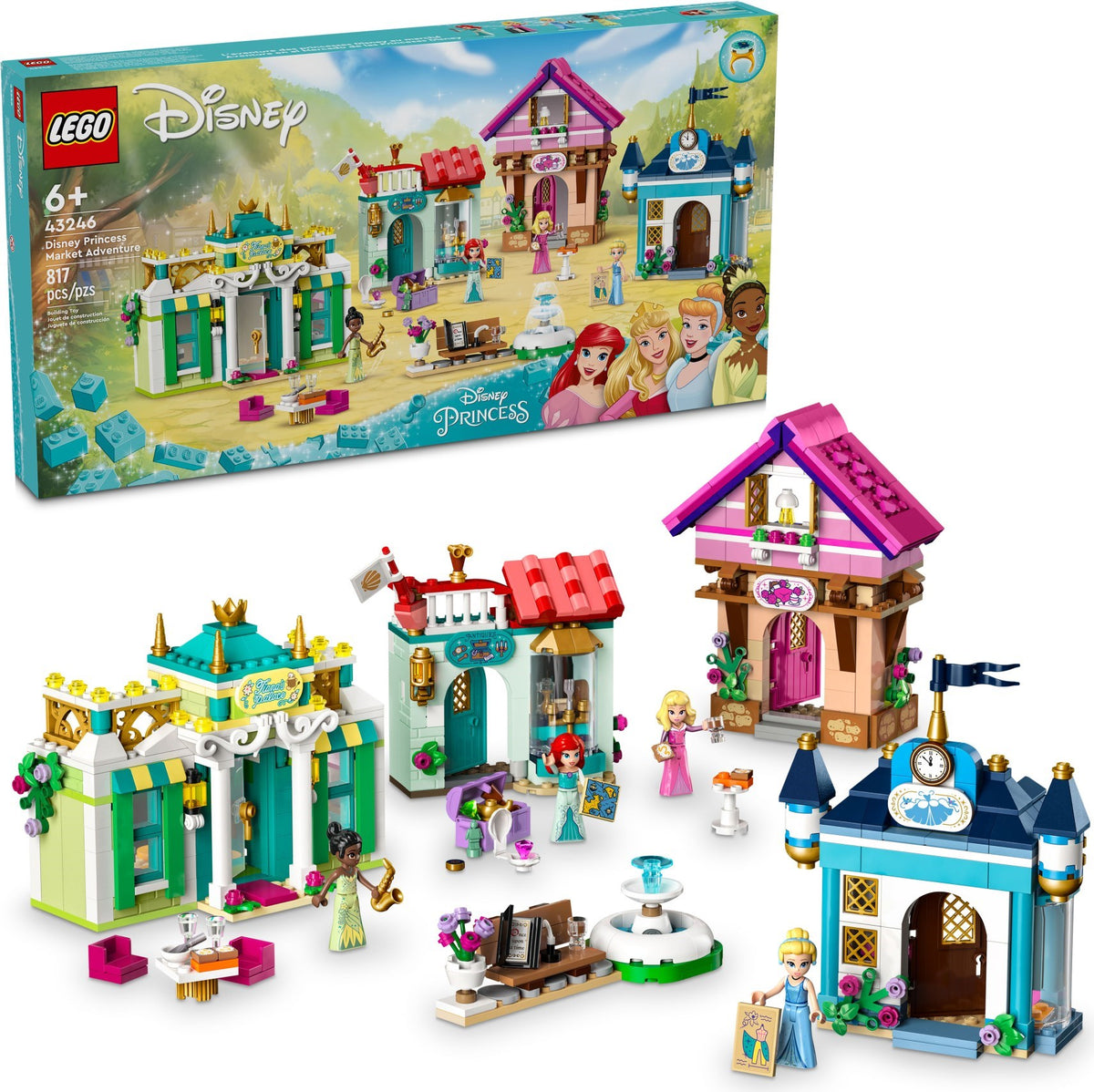 LEGO Disney 43246 Prinzessinnen Abenteuermarkt