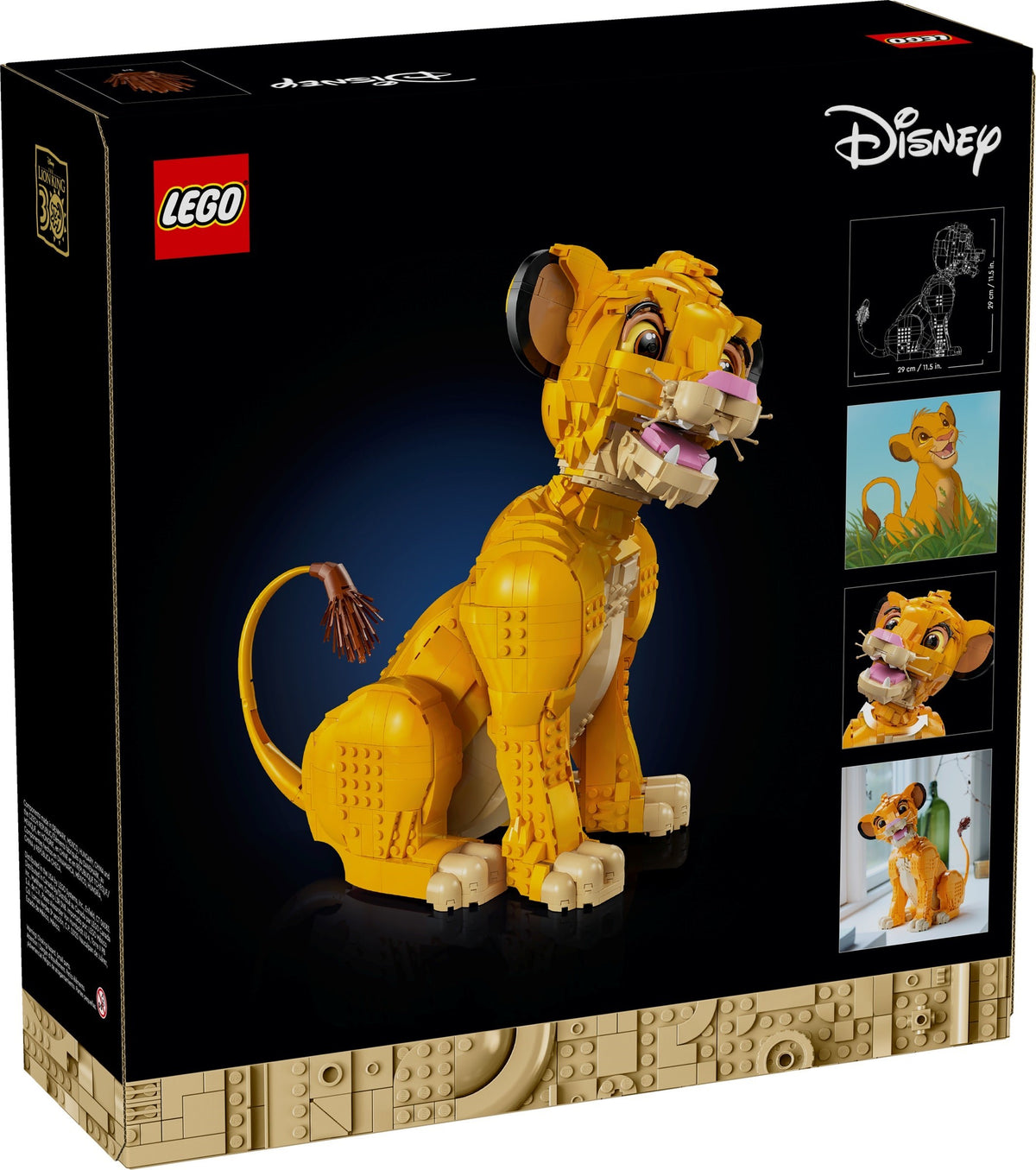 LEGO Disney 43247 Simba, der junge König der Löwen