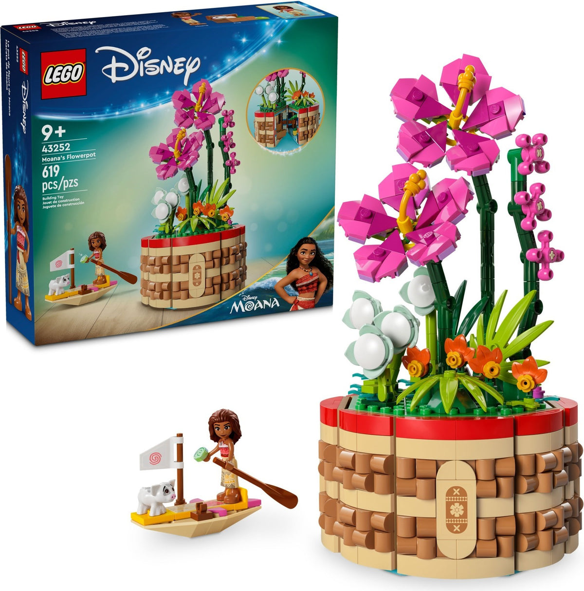 LEGO Disney 43252 Vaianas Blumentopf