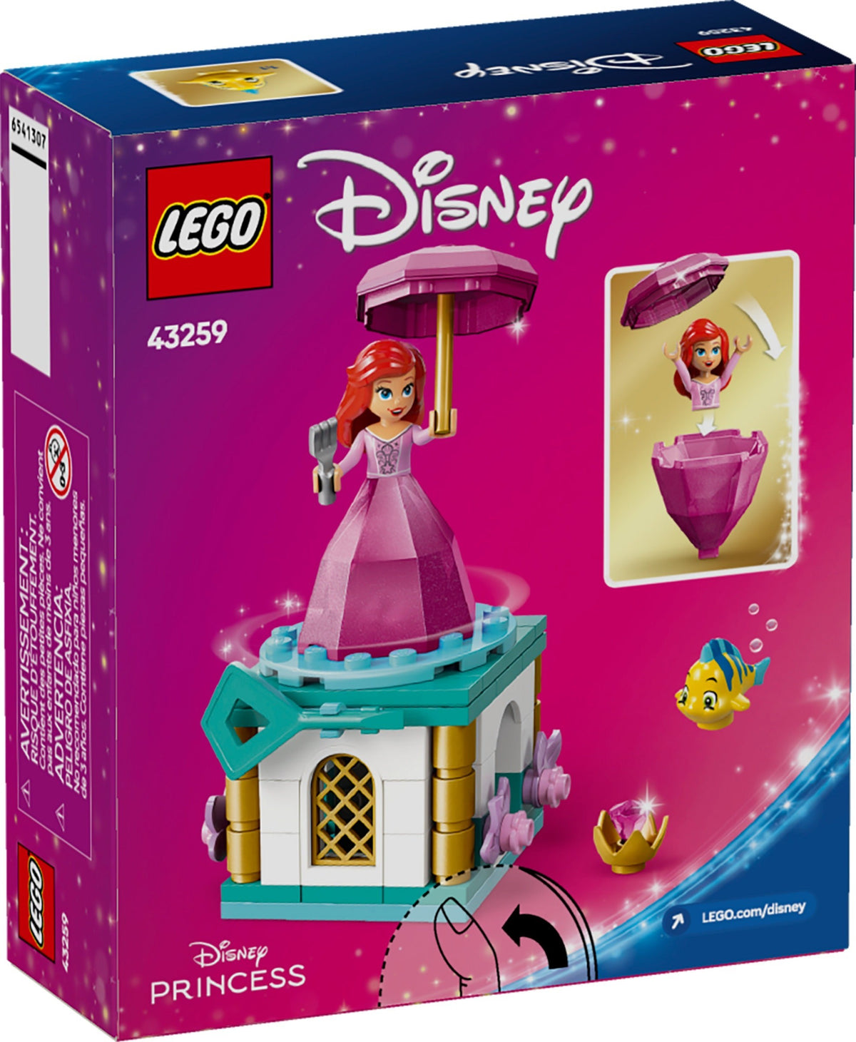LEGO Disney 43259 Arielle Spieluhr
