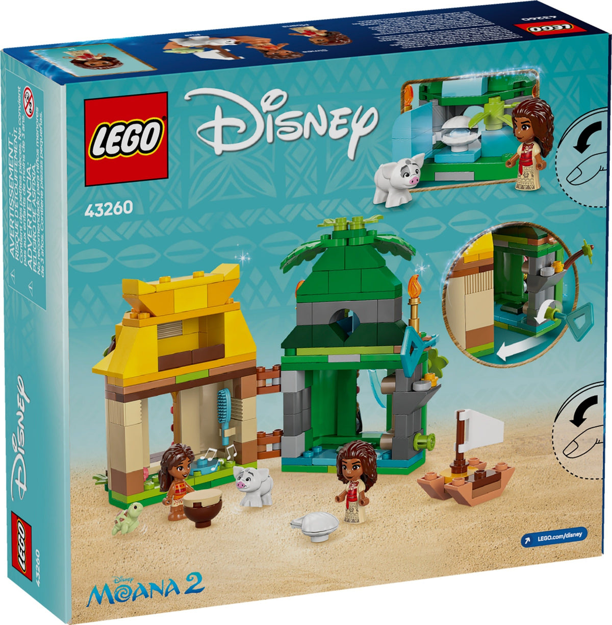 LEGO Disney 43260 Vaianas Inselspaß
