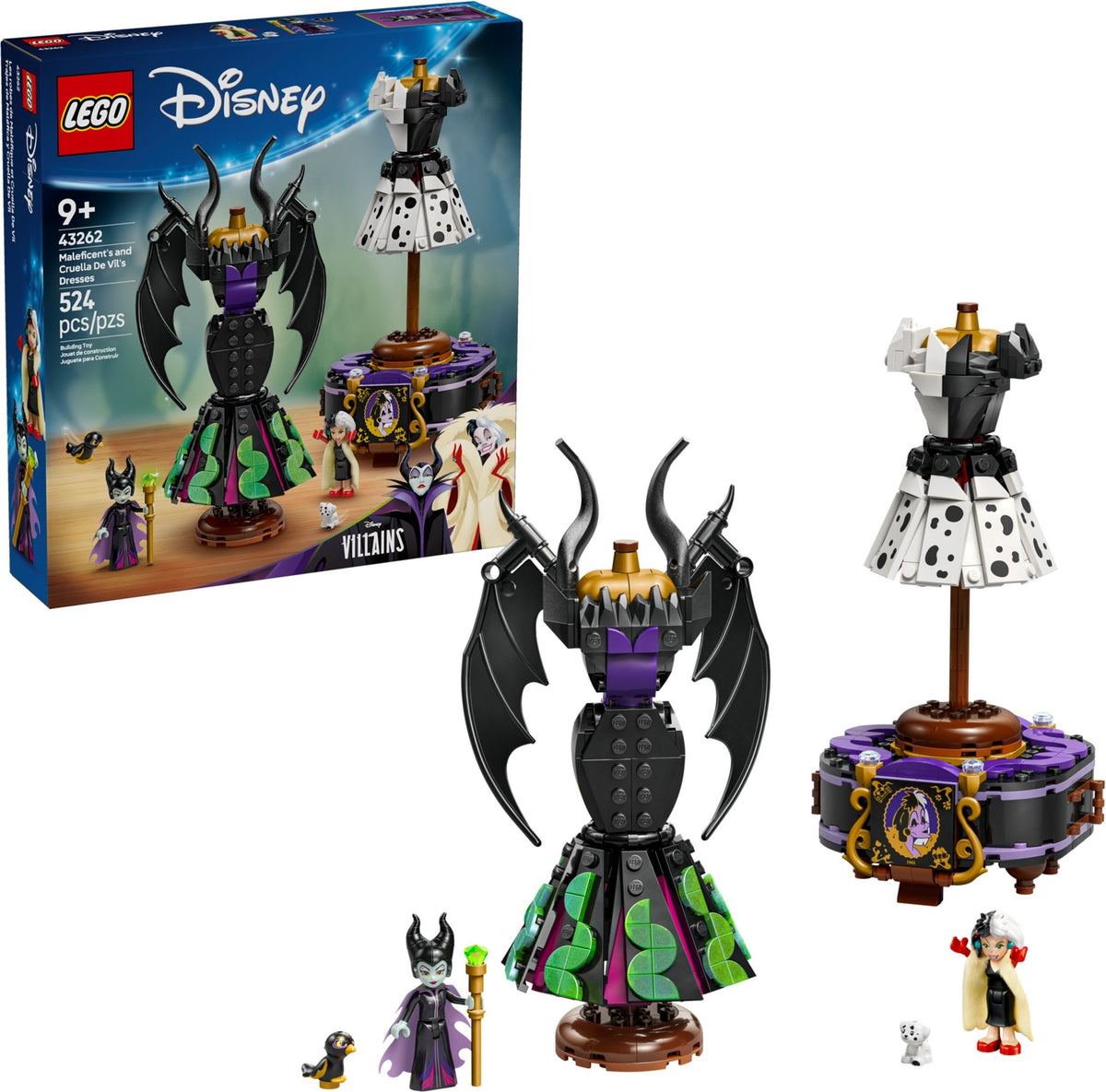 LEGO Disney 43262 Die Kleider von Malefiz und Cruella De Vil