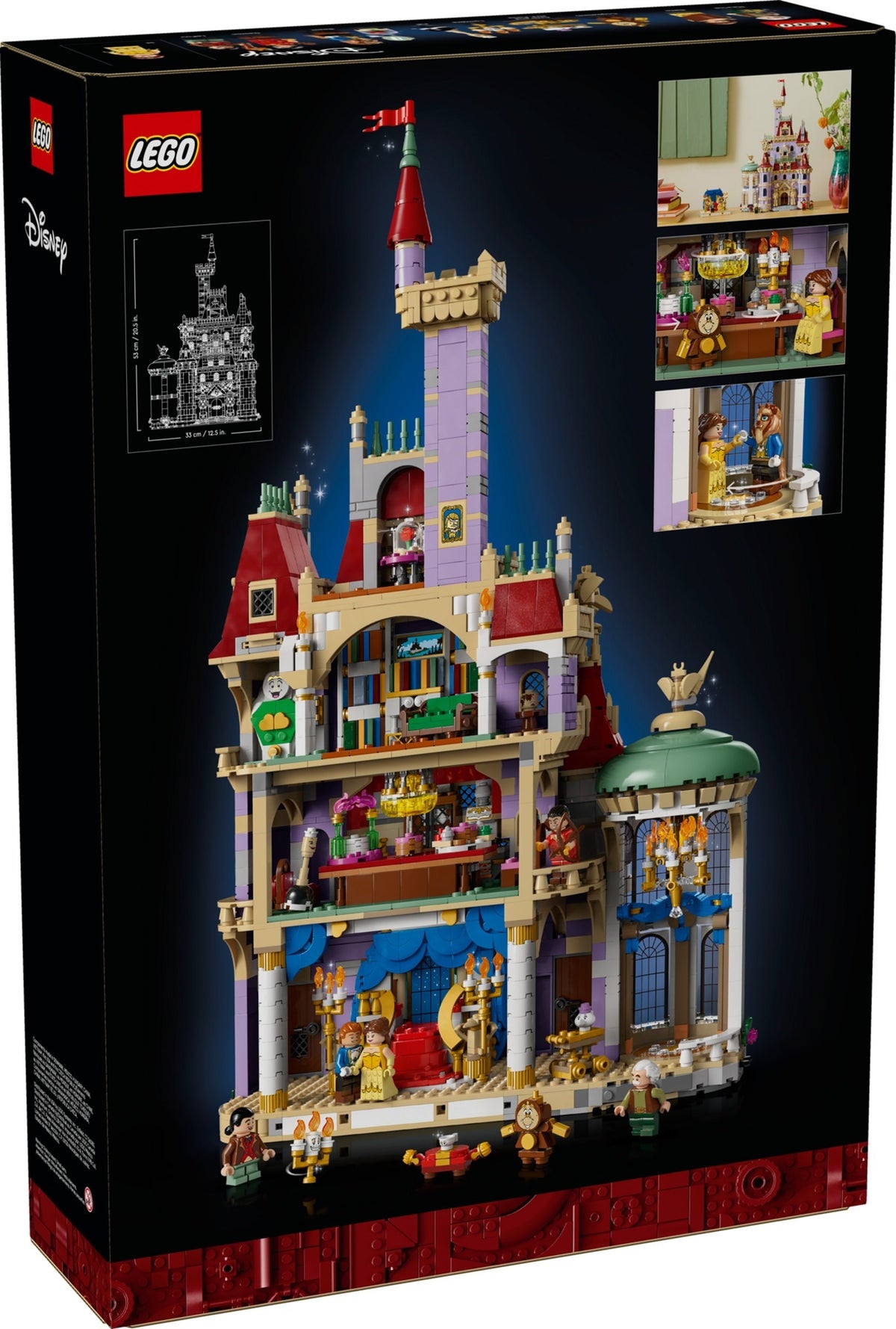 LEGO Disney 43263 Das Schloss aus „Die Schöne und das Biest“