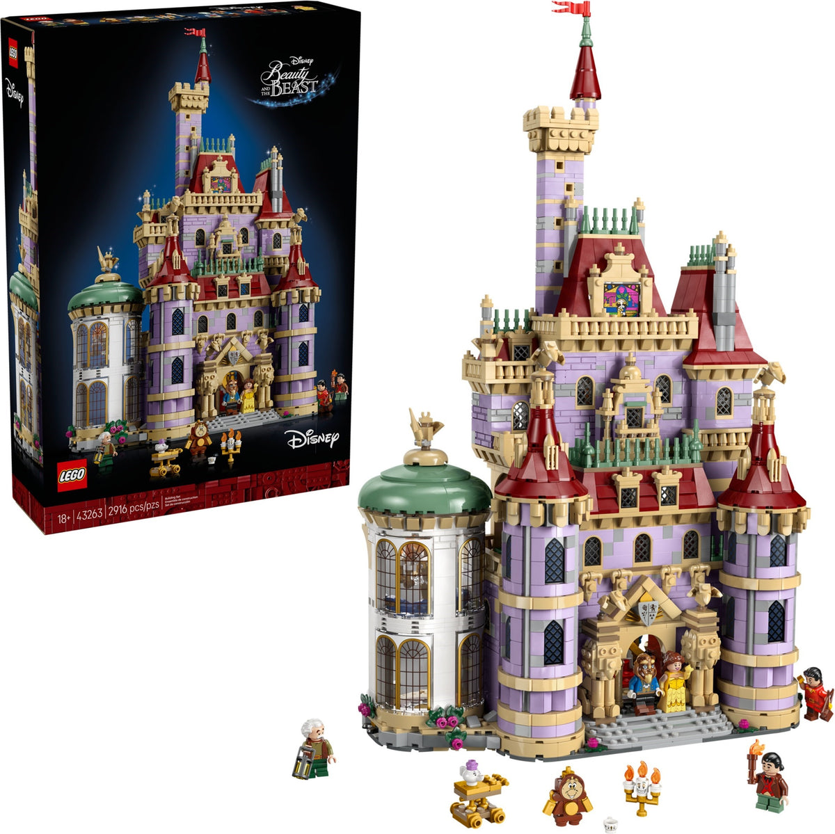 LEGO Disney 43263 Das Schloss aus „Die Schöne und das Biest“