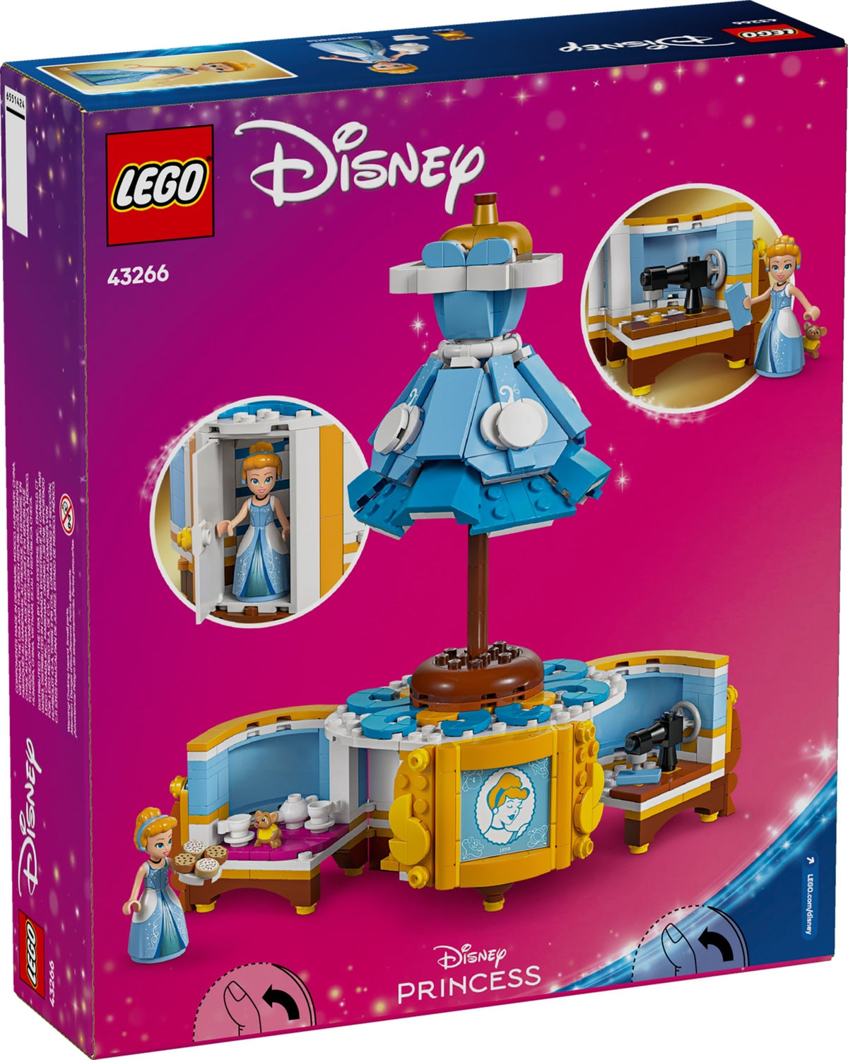 LEGO Disney 43266 Cinderellas Kleid