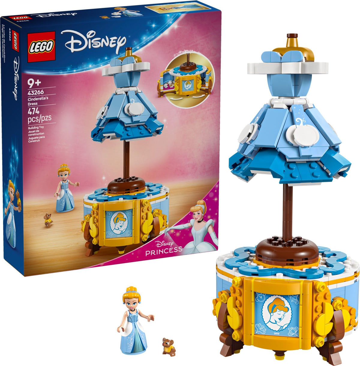 LEGO Disney 43266 Cinderellas Kleid