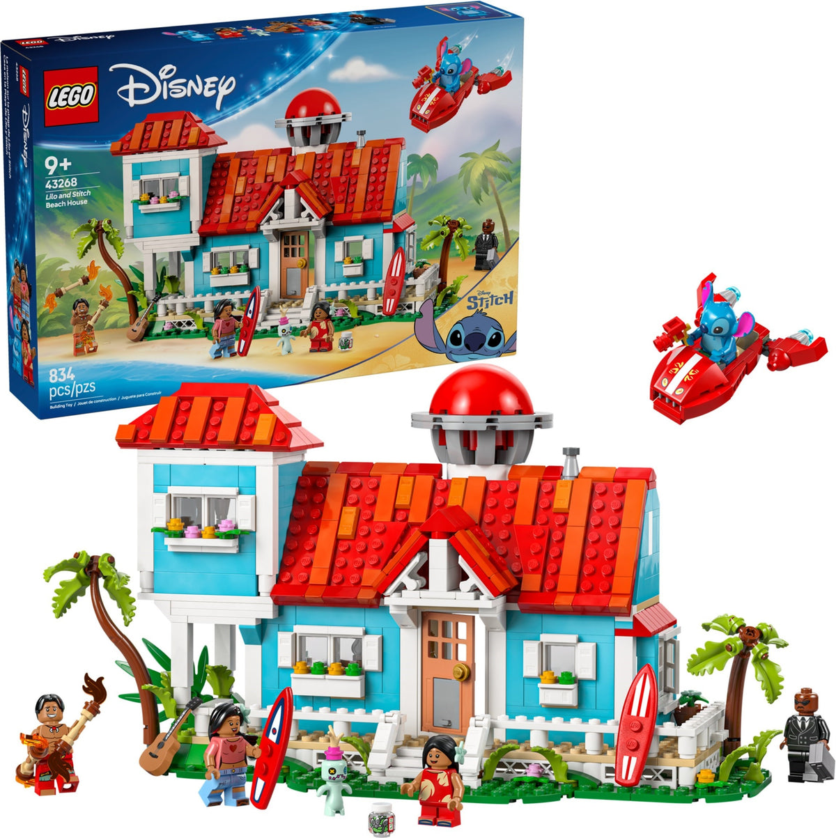 LEGO Disney 43268 Das Strandhaus aus „Lilo und Stitch“