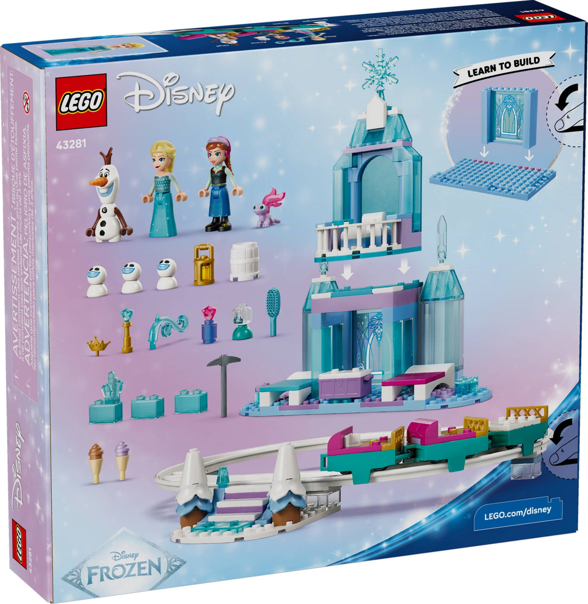 LEGO Disney 43281 Elsas Schlittenfahrt um den Eispalast