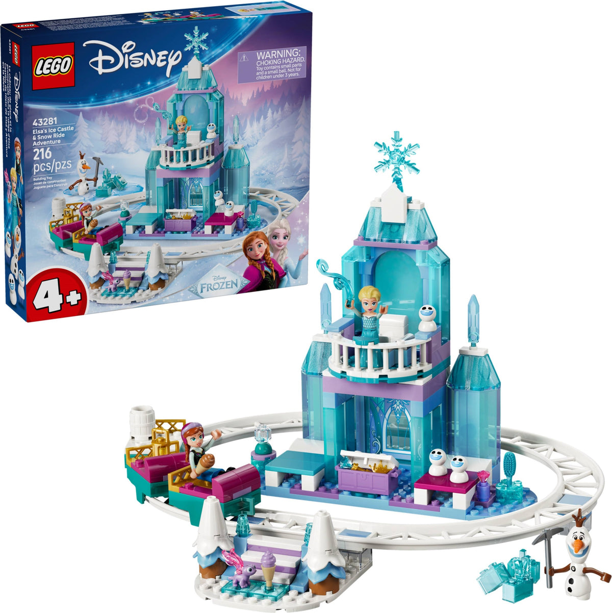 LEGO Disney 43281 Elsas Schlittenfahrt um den Eispalast