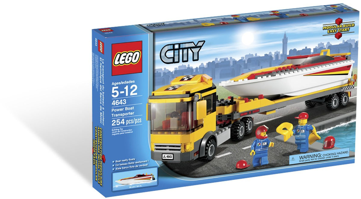 LEGO City 4643 Powerboot Transporter