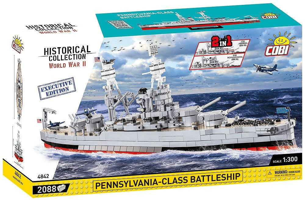 Cobi 4842 Historical Collection World War II Pennsylvania Class Battleship