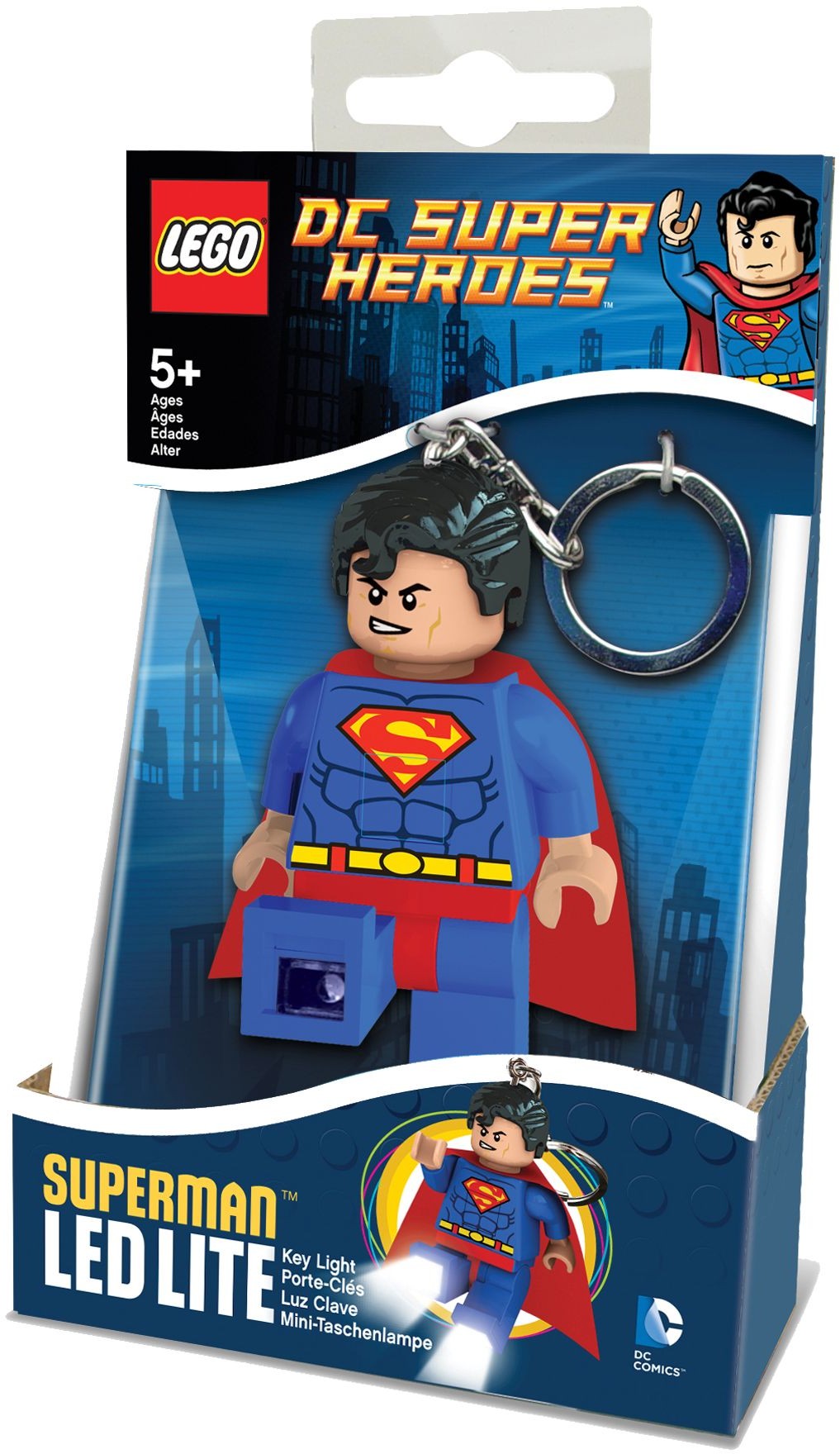 LEGO Marvel Super Heroes 5002913 Superman Schlüsselanhänger mit Licht