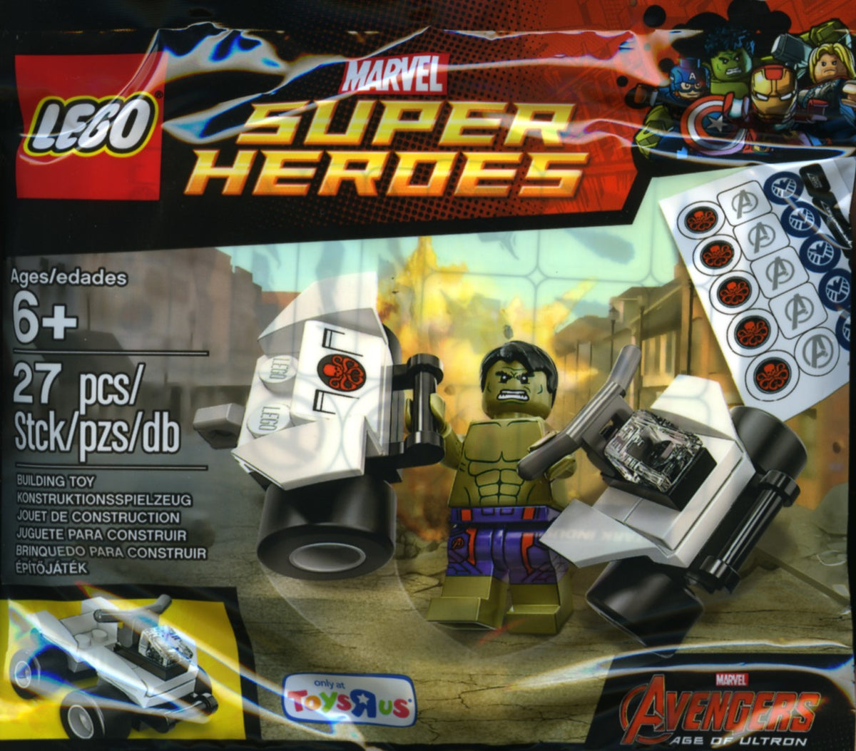 LEGO Marvel Super Heroes 5003084 Hulk mit Auto