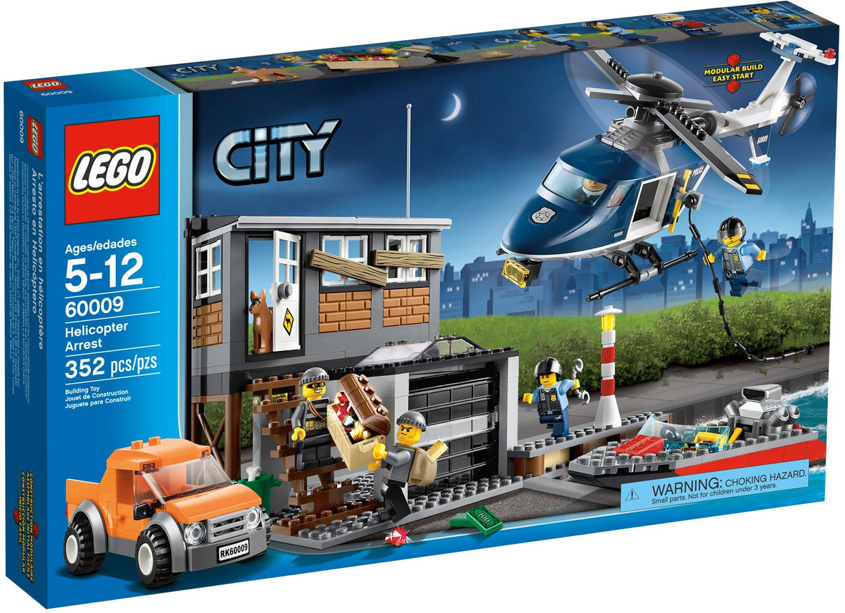 LEGO City 60009 Polizei-Hubschrauber &amp; Räuberversteck