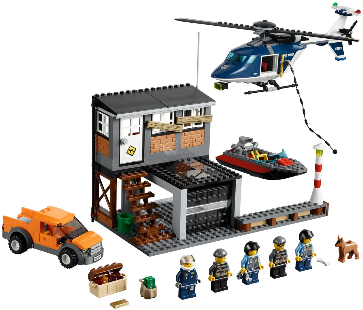 LEGO City 60009 Polizei-Hubschrauber &amp; Räuberversteck