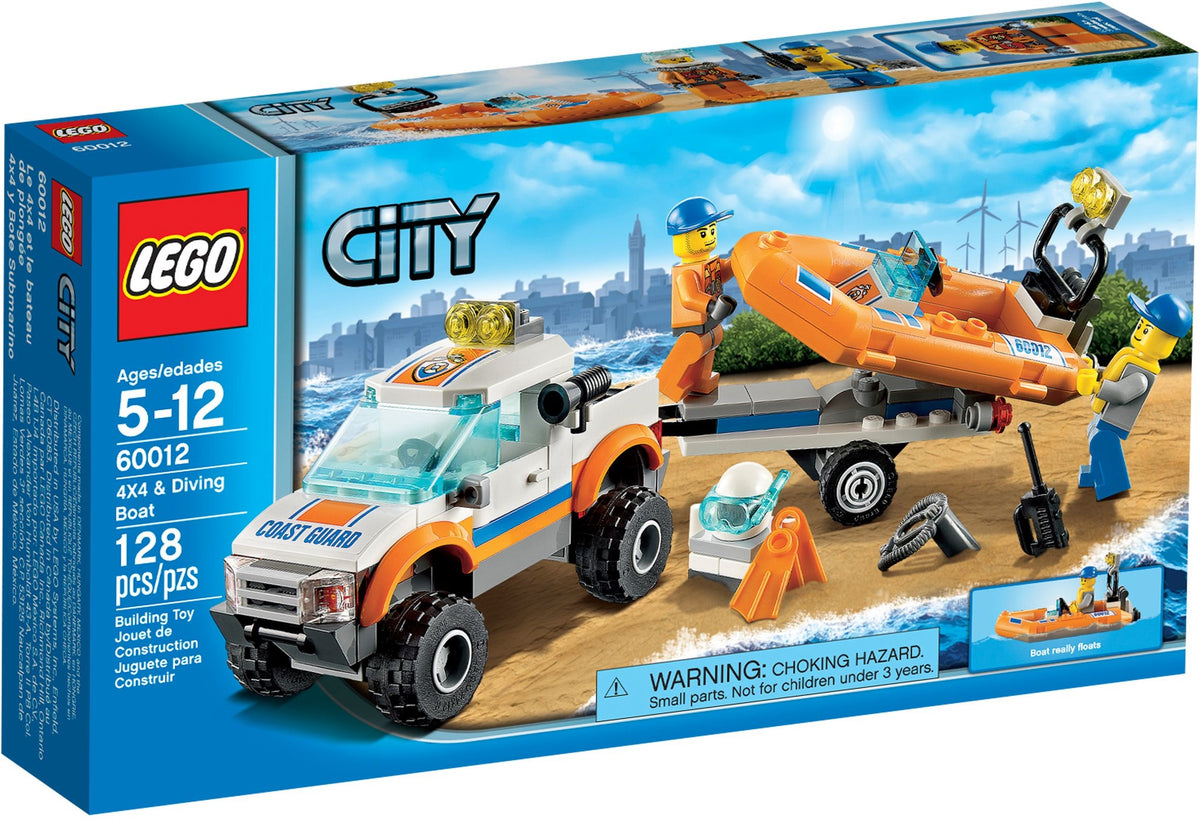 LEGO City 60012 Küstenwachenfahrzeug mit Schlauchboot