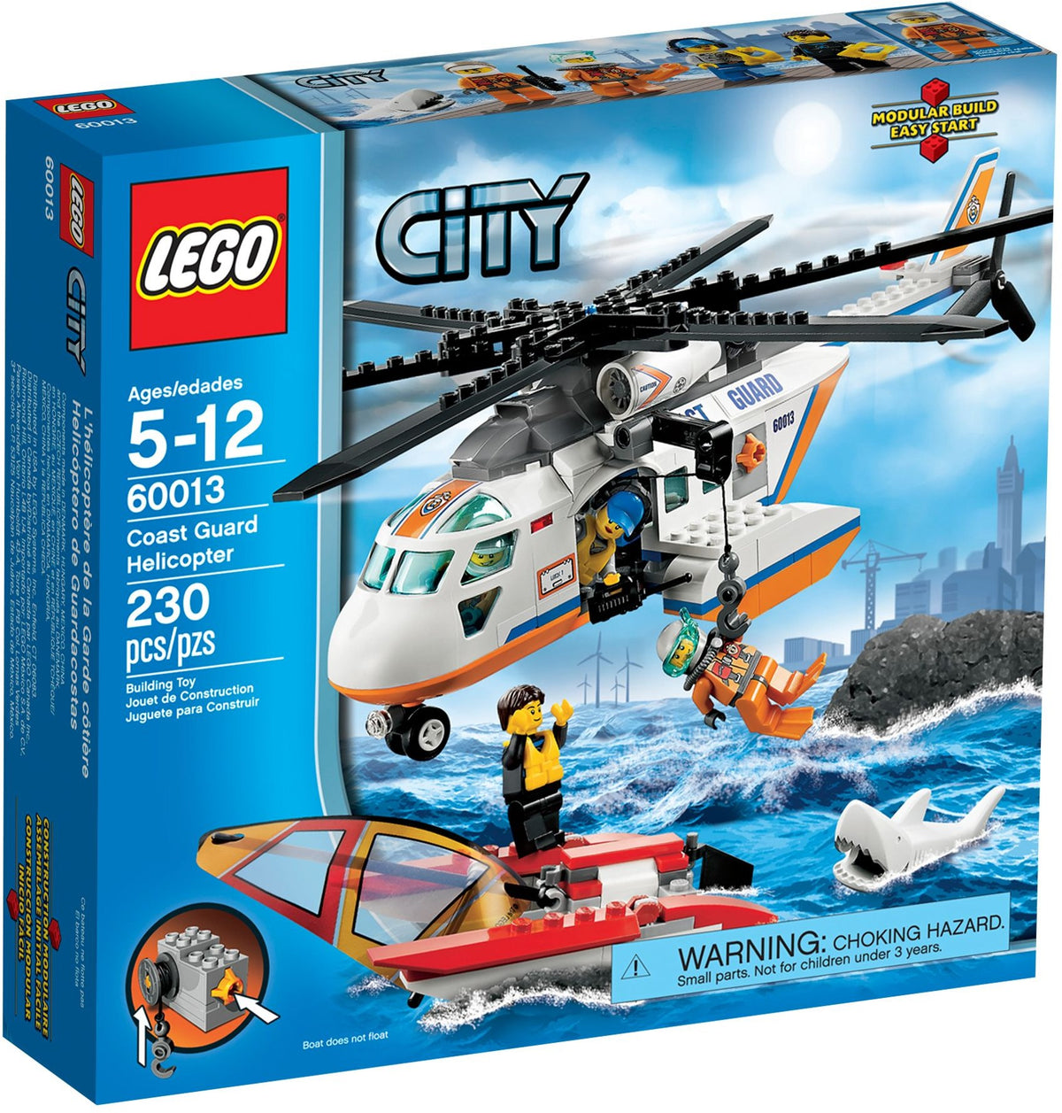 LEGO City 60013 Hubschrauber der Küstenwache