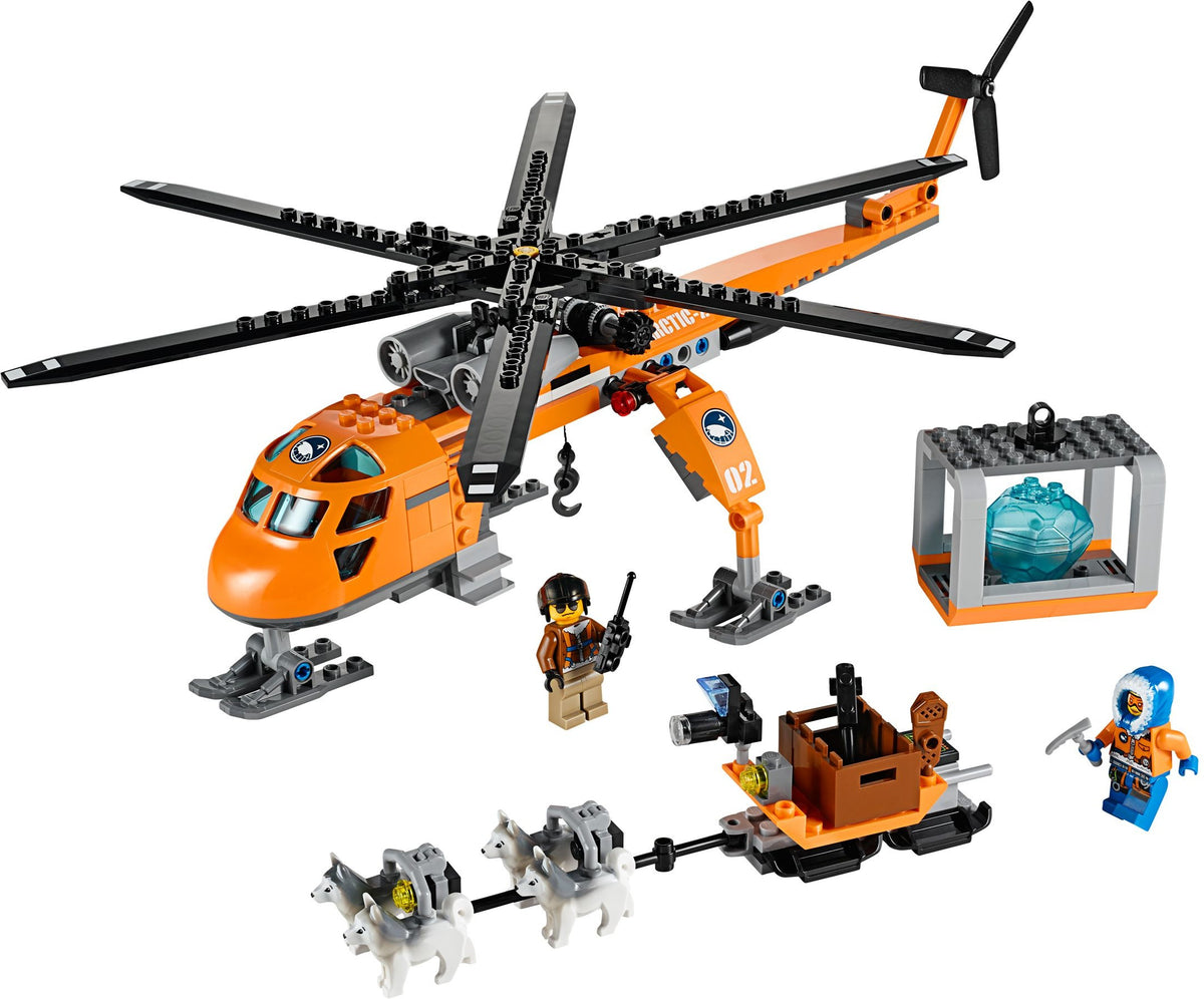 LEGO City 60034 Arktis-Helikopter mit Hundeschlitten
