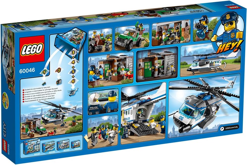 LEGO City 60046 Verfolgung mit dem Polizei-Hubschrauber