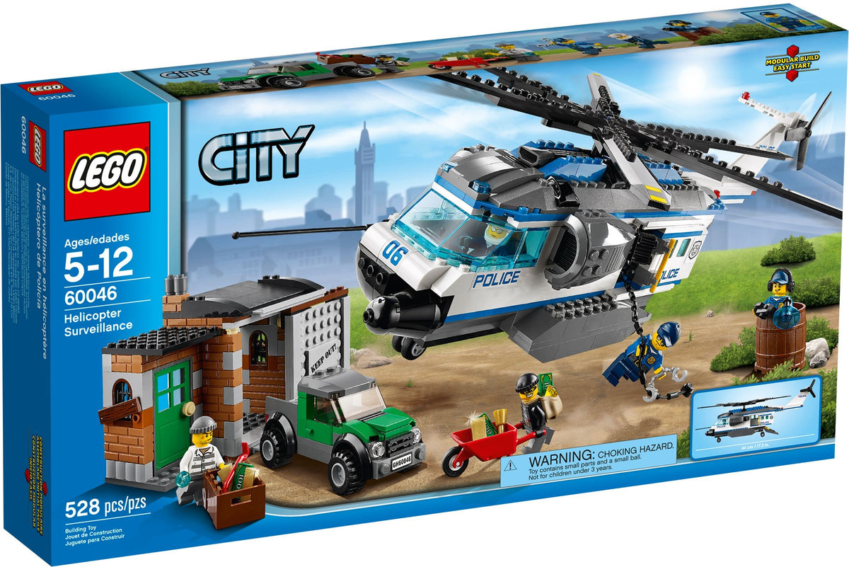 LEGO City 60046 Verfolgung mit dem Polizei-Hubschrauber