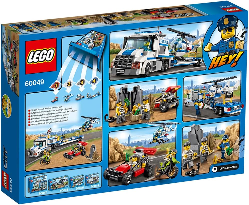 LEGO City 60049 Polizei-Hubschrauber-Transporter
