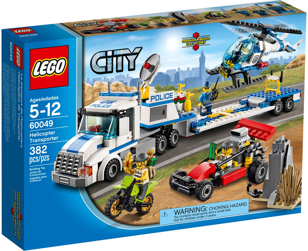 LEGO City 60049 Polizei-Hubschrauber-Transporter