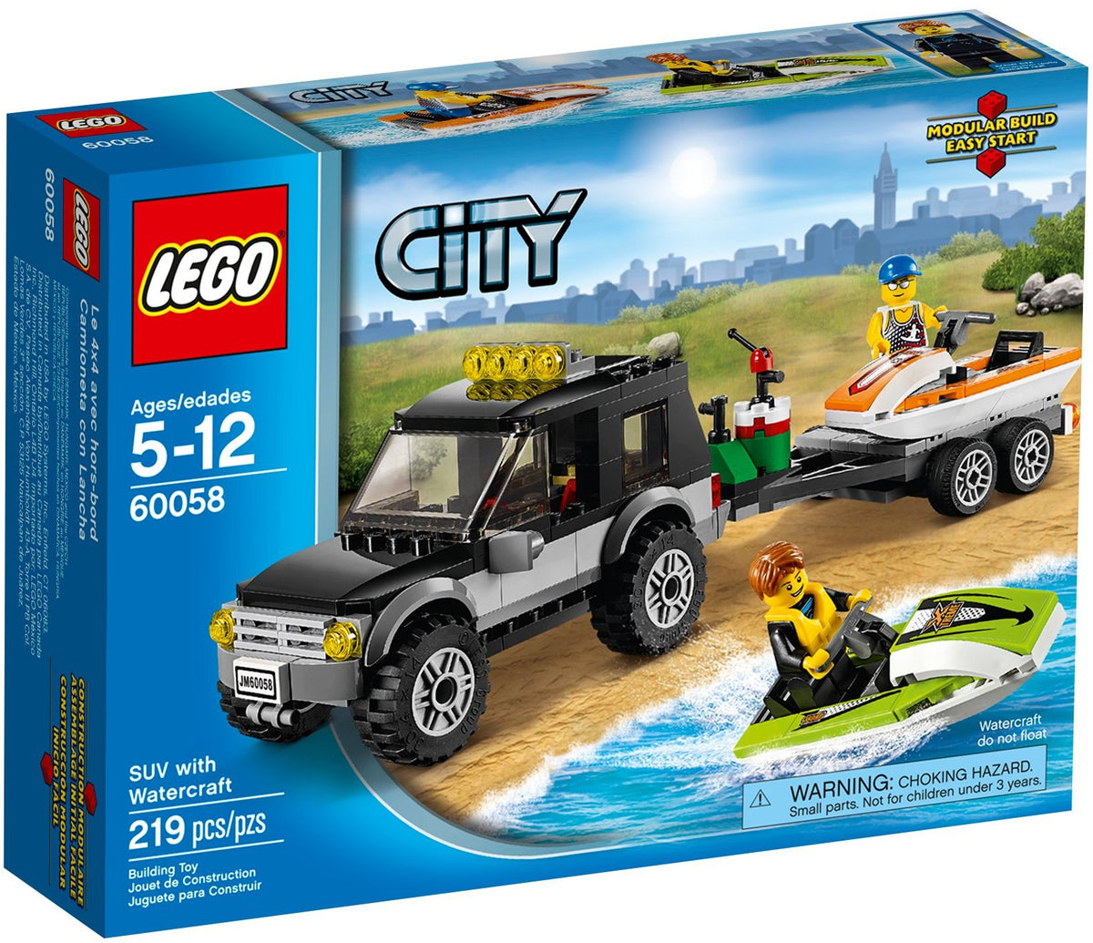 LEGO City 60058 Geländewagen mit Wasserfahrzeugen