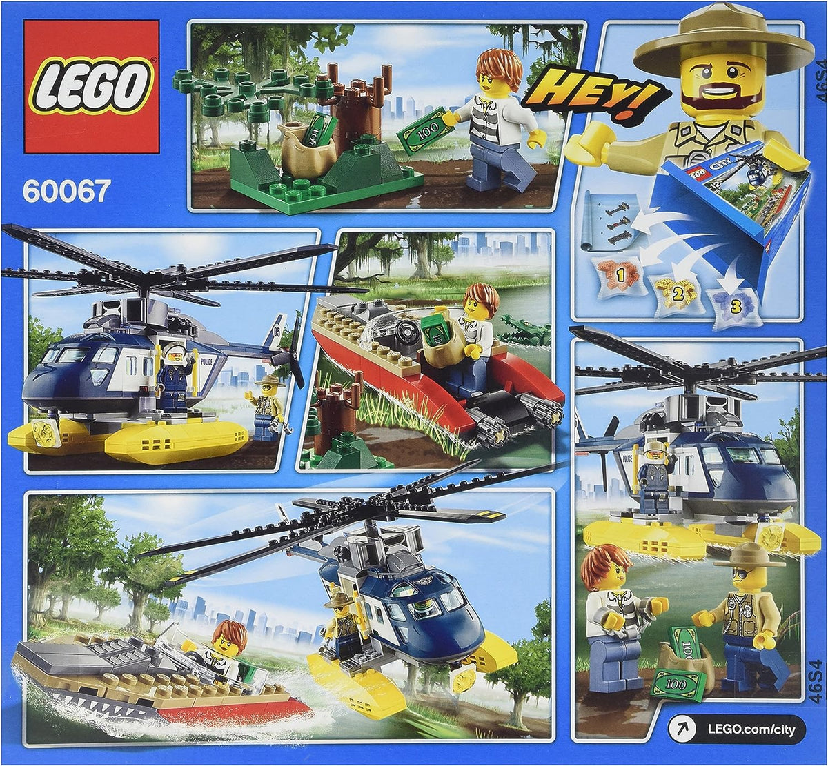 LEGO City 60067 Verfolgungsjagd im Hubschrauber