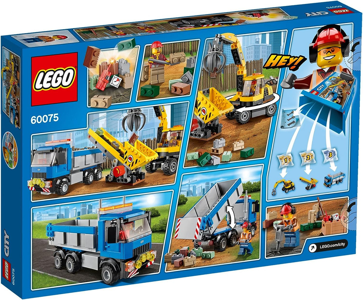 LEGO City 60075 Bagger und Transportwagen