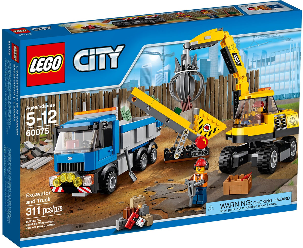 LEGO City 60075 Bagger und Transportwagen