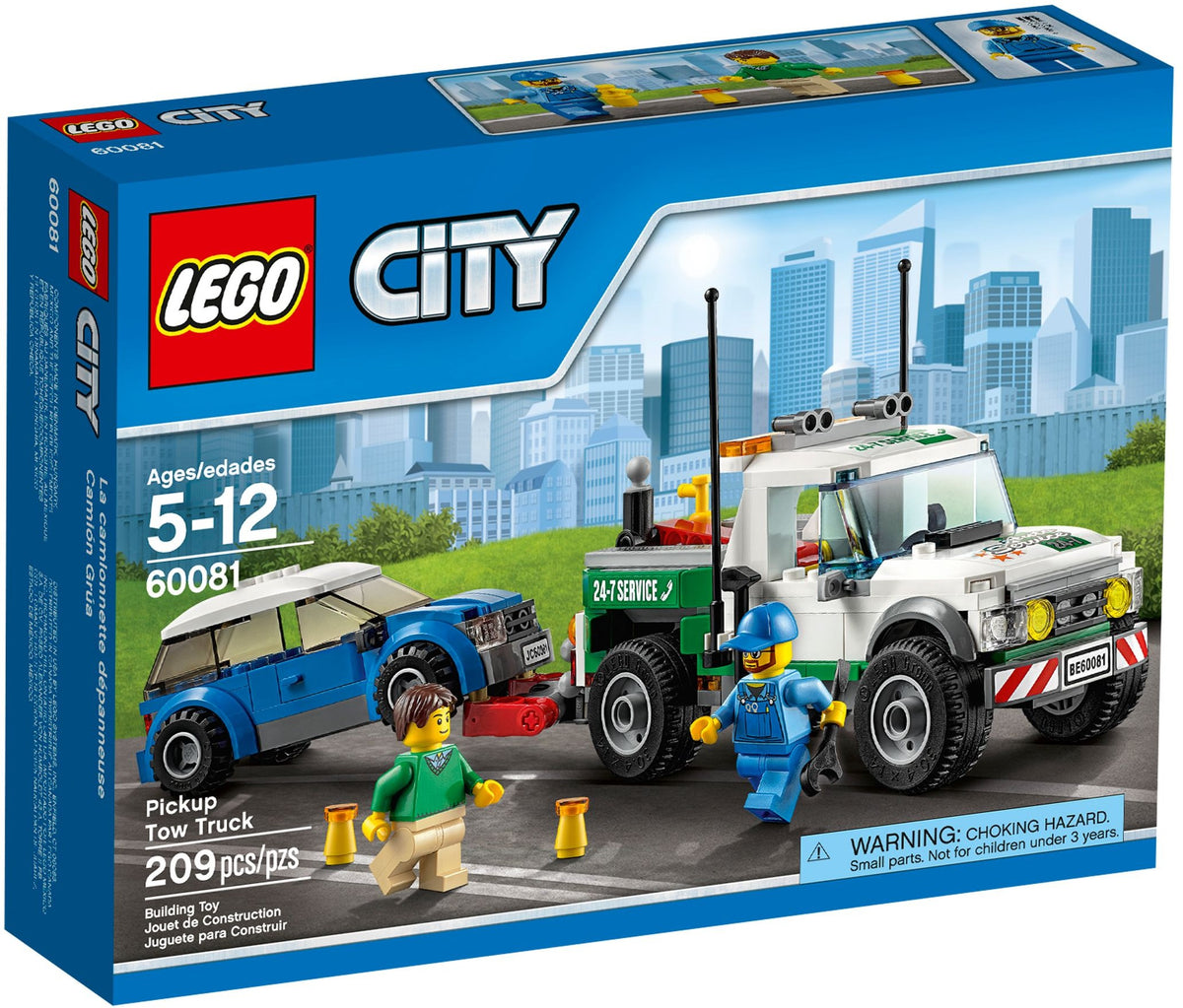 LEGO City 60081 Pickup-Abschleppwagen mit Auto