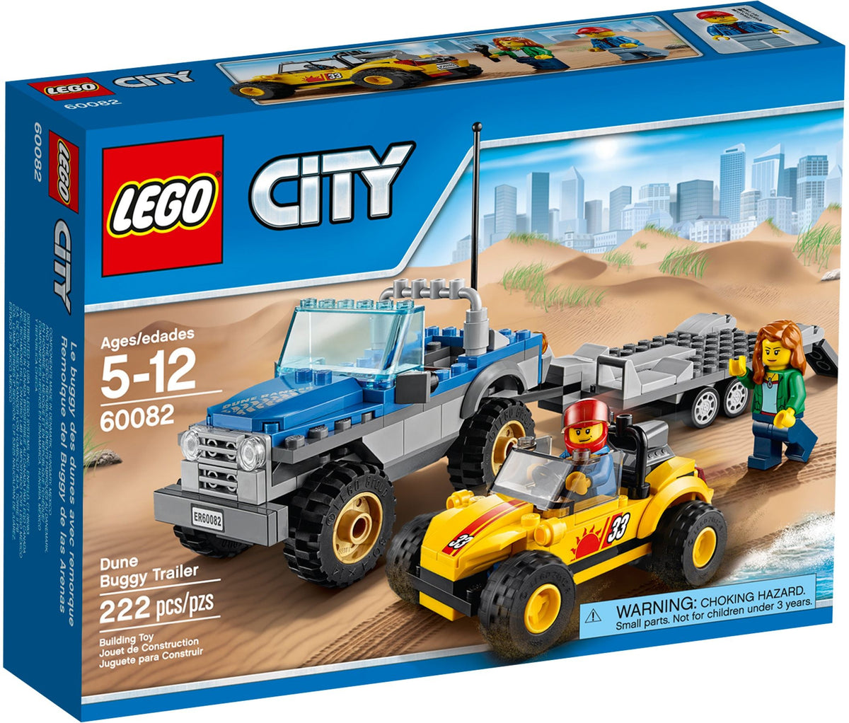 LEGO City 60082 Strandbuggy mit Allrad-Geländetransporter
