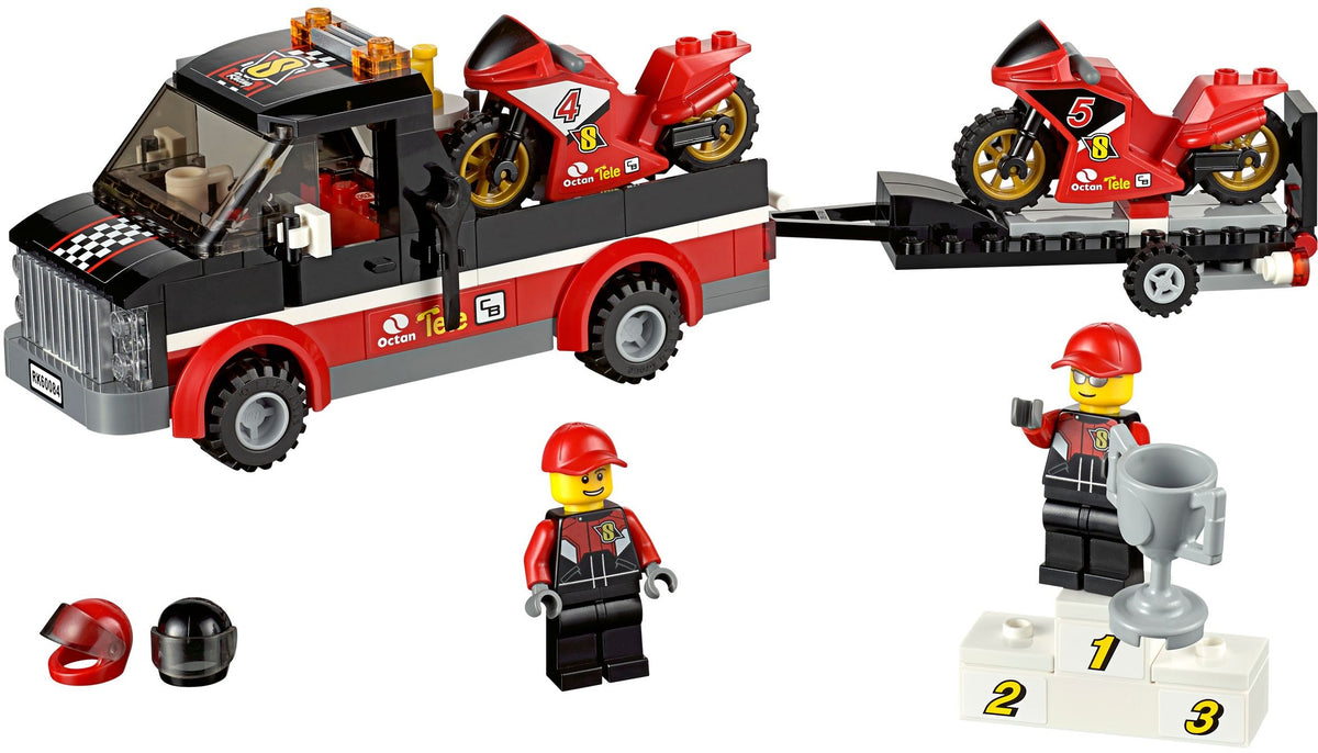 LEGO City 60084 Rennmotorrad-Transporter
