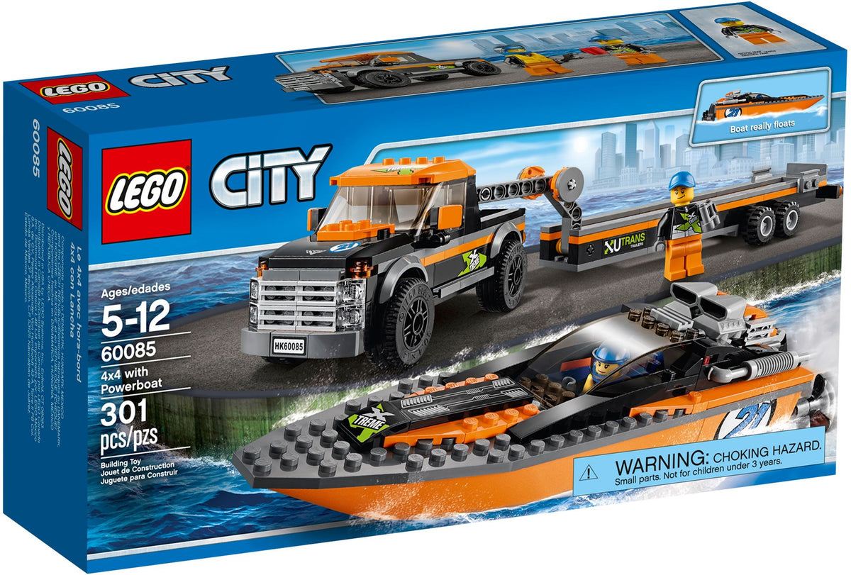 LEGO City 60085 Allradfahrzeug mit Powerboot